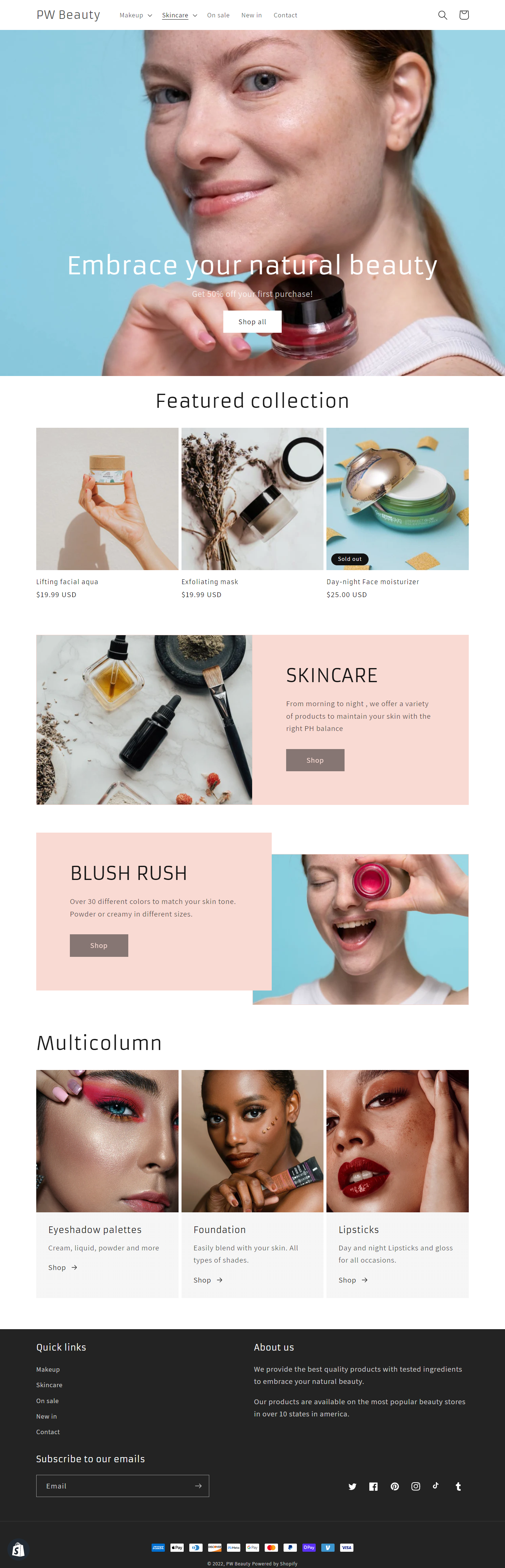 Shopify Template